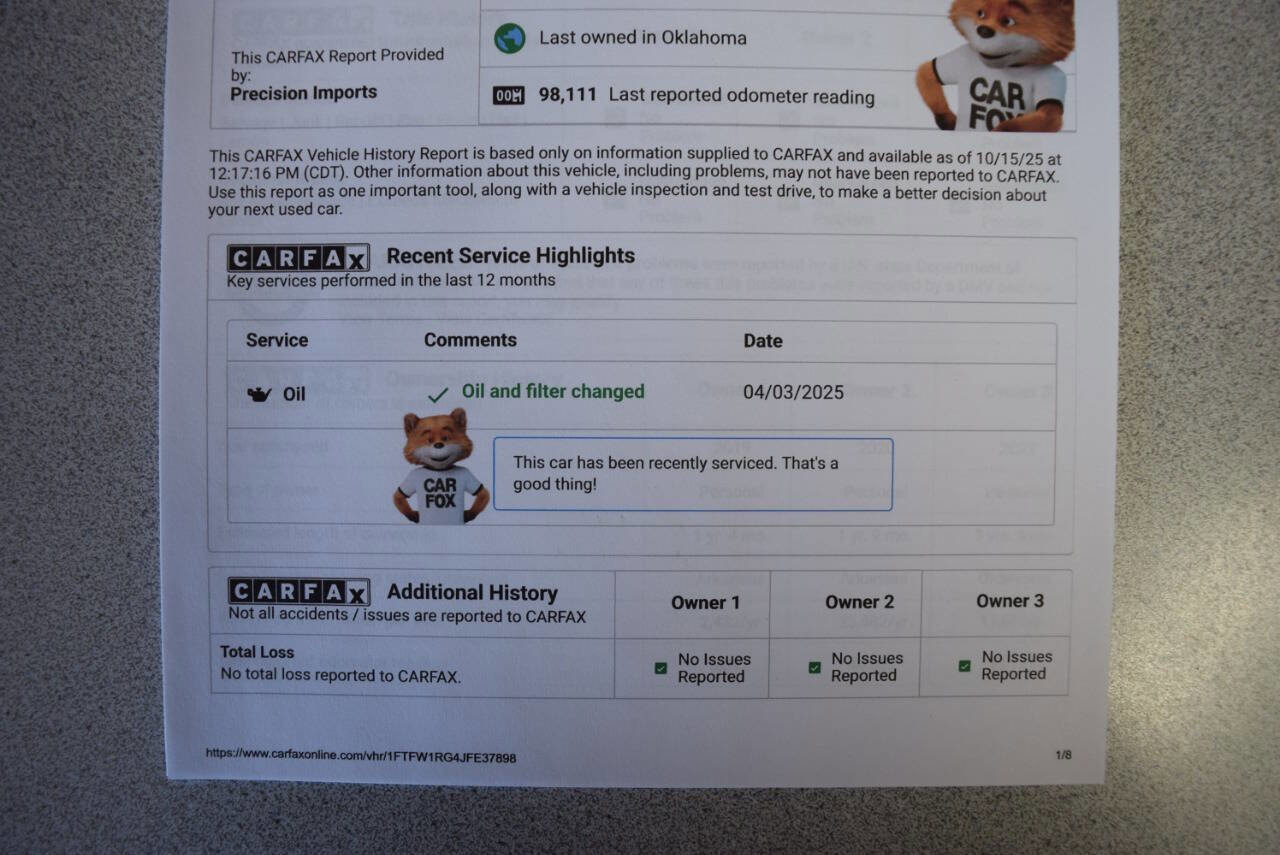 Used 2018 Ford F150 Raptor w/ Equipment Group 802A Luxury image 75