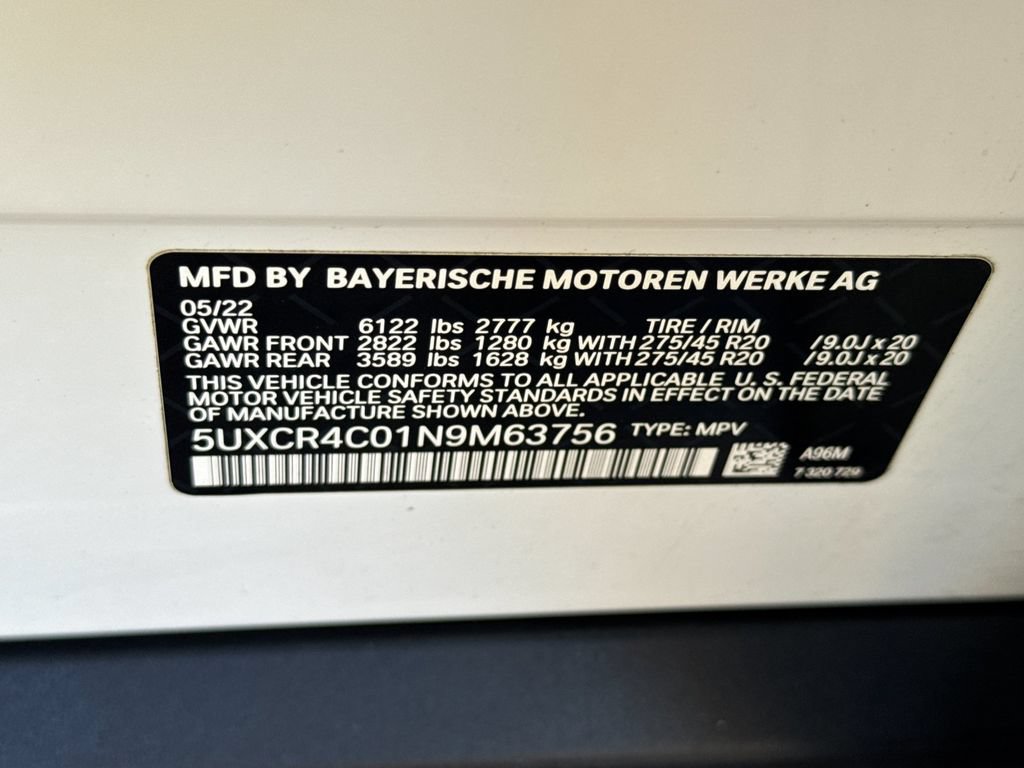 Used 2022 BMW X5 sDrive40i w/ Parking Assistance Package RWD image 41