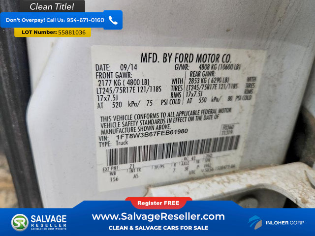 Used 2015 Ford F350 XL AWD/4WD image 16