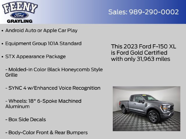 Certified 2023 Ford F150 XL w/ STX Appearance Package AWD/4WD image 9