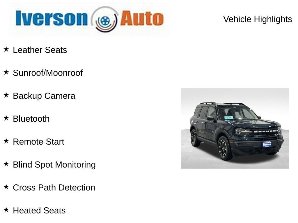 Used 2023 Ford Bronco Sport Outer Banks w/ Tech Package image 2