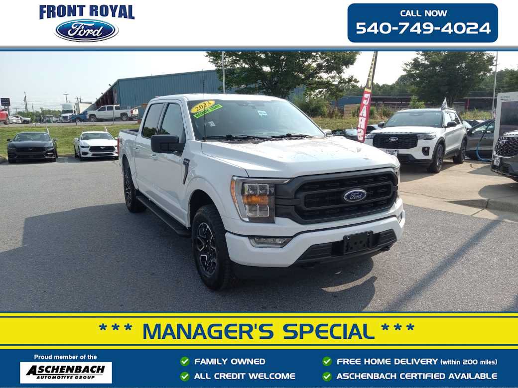 Certified 2023 Ford F150 XLT w/ Equipment Group 302A High AWD/4WD image 1