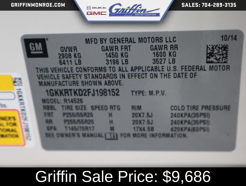 Used 2015 GMC Acadia Denali FWD image 46