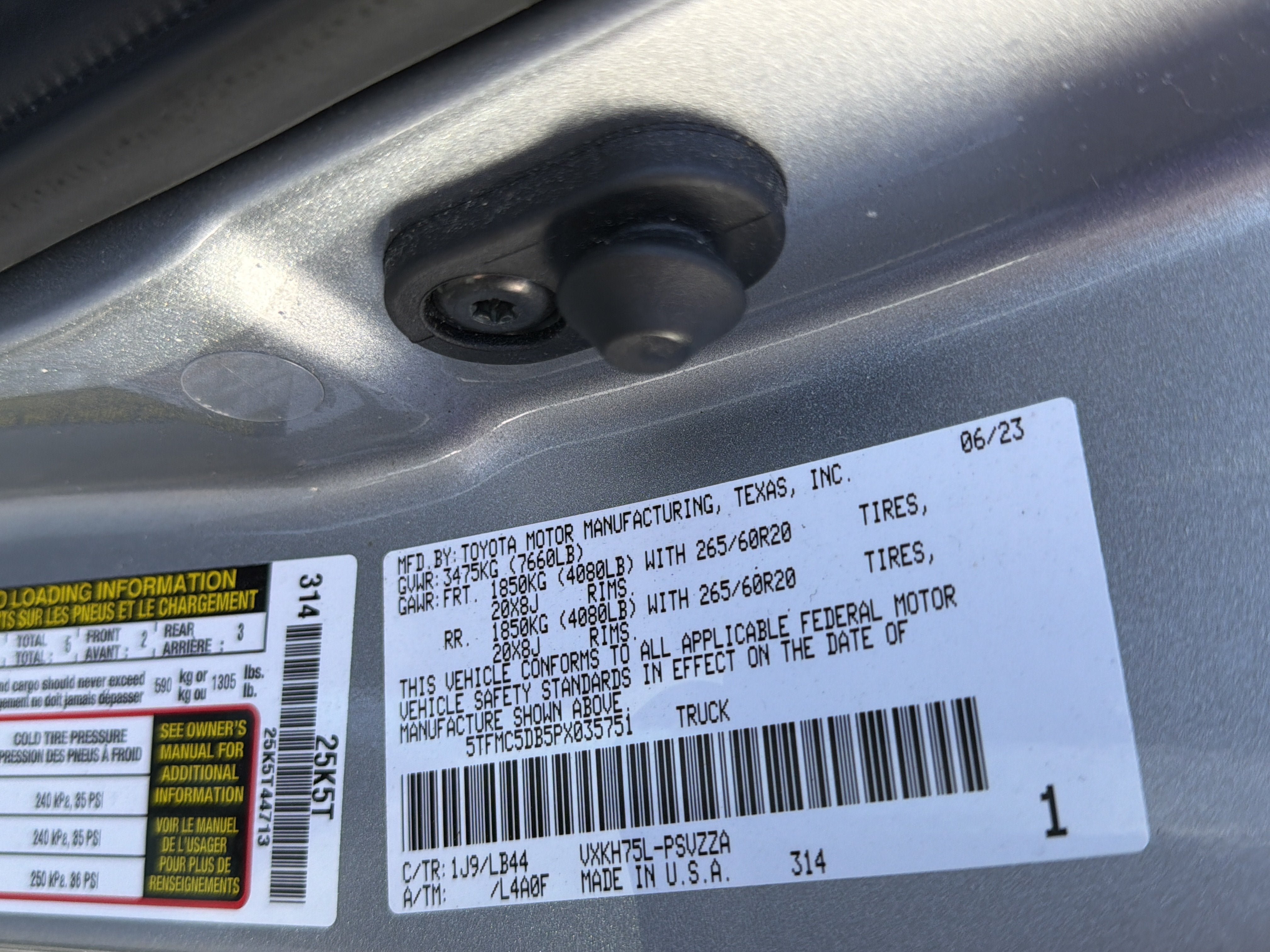 Used 2023 Toyota Tundra 1794 Edition AWD/4WD image 29