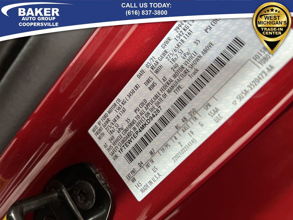 Used 2021 Ford F150 XLT w/ Equipment Group 302A High image 32