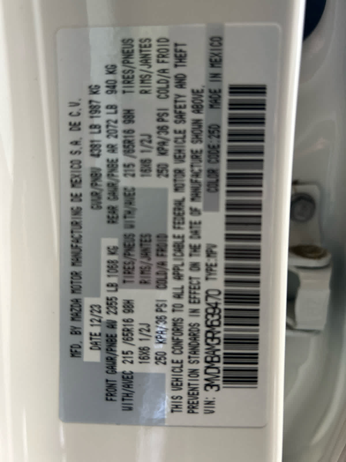 Certified 2024 MAZDA CX-30 AWD 2.5 S image 21