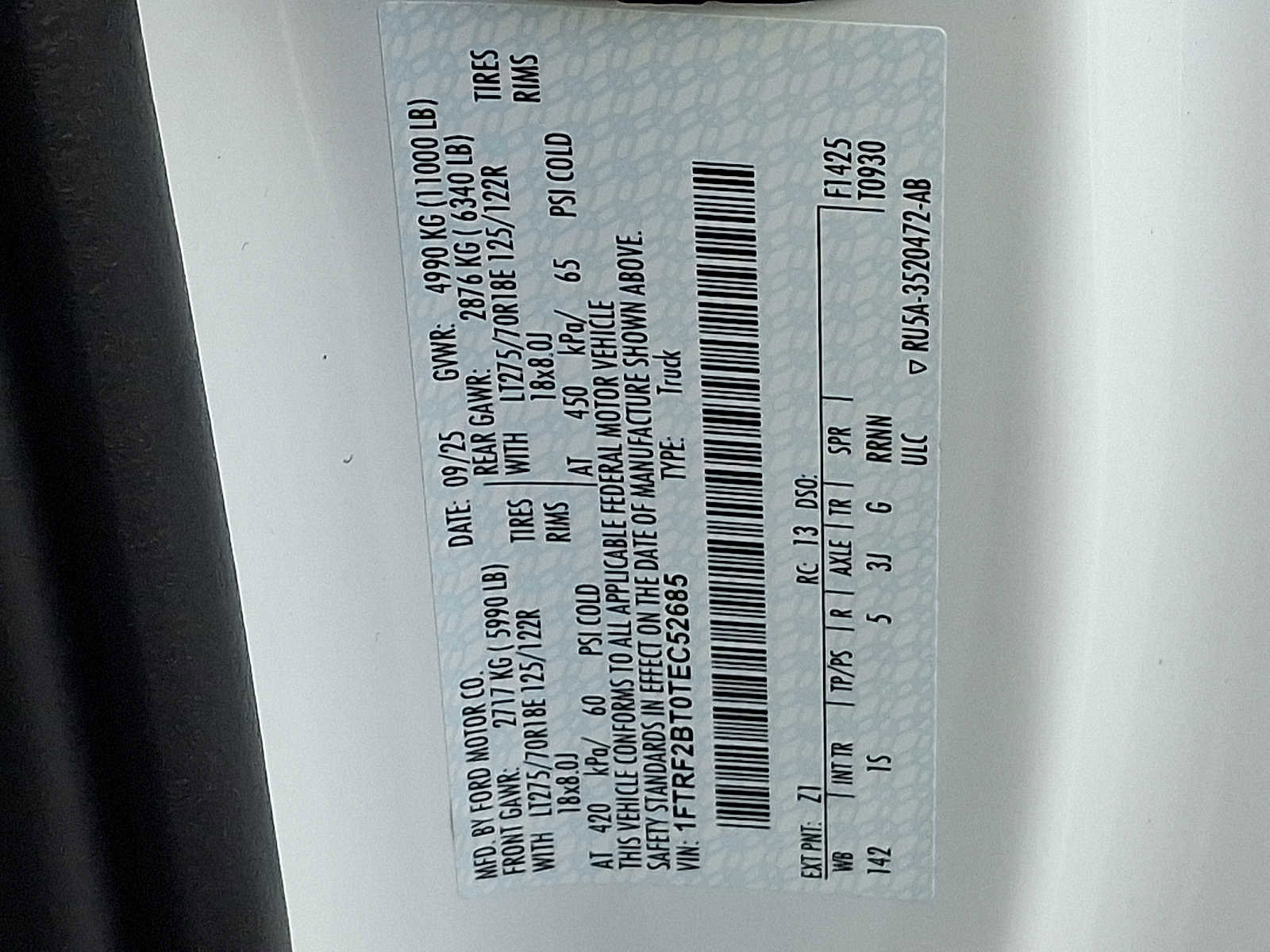 New 2026 Ford F250 XL w/ STX Appearance Package image 20