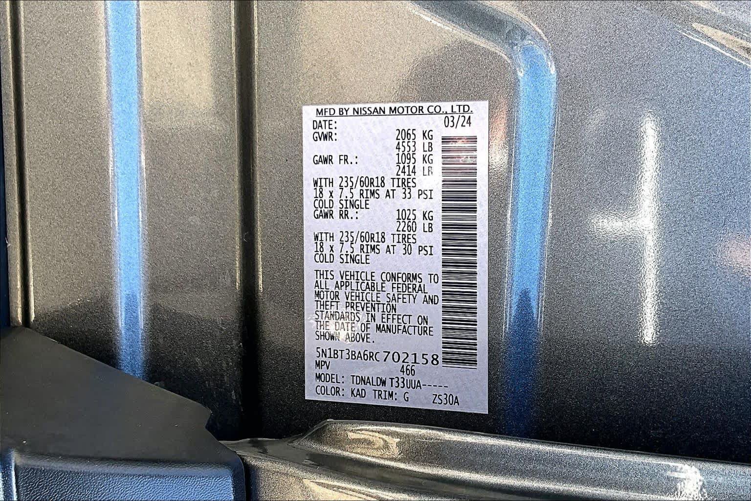 Certified 2024 Nissan Rogue SV FWD image 36