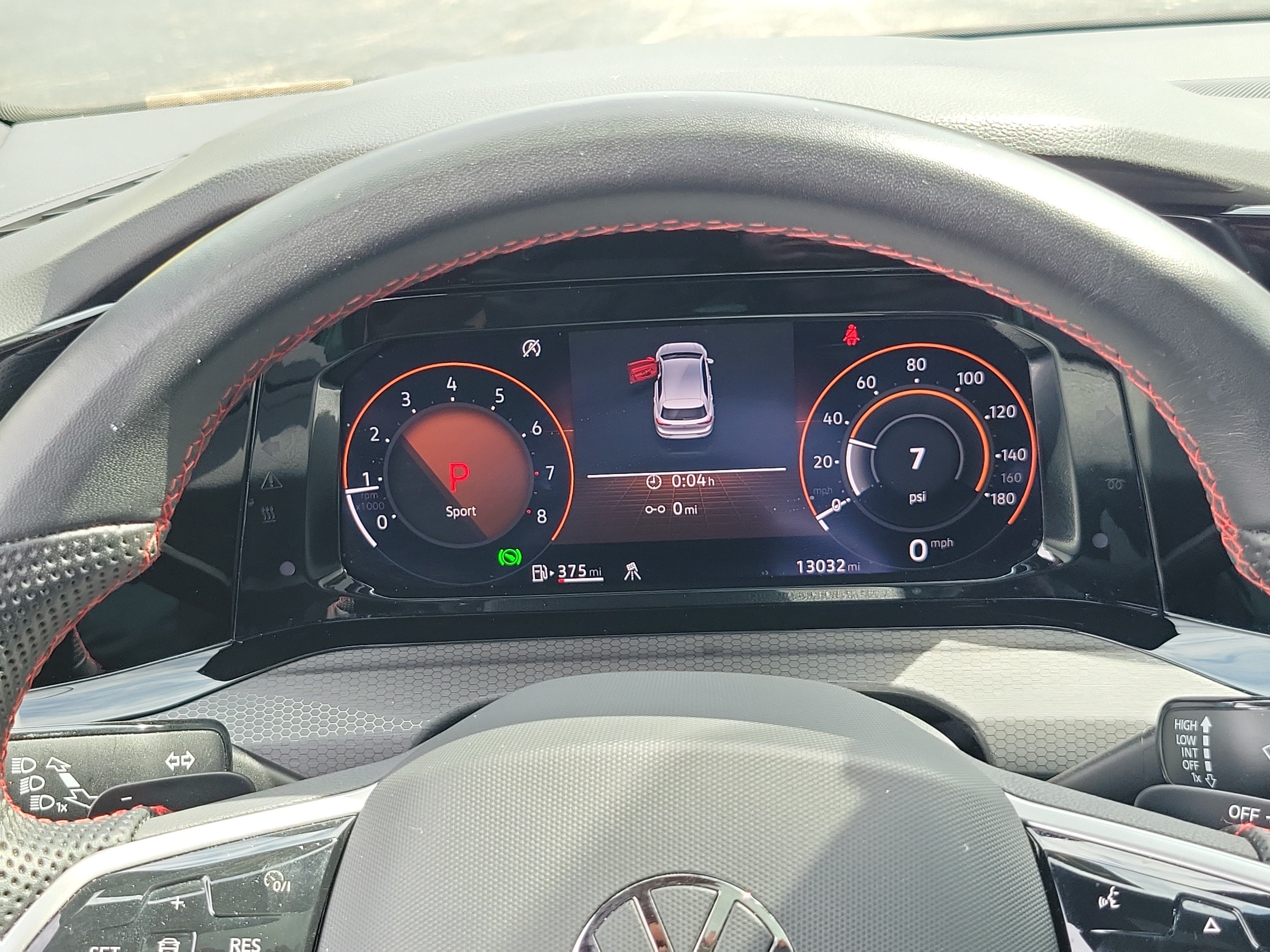 Certified 2023 Volkswagen GTI SE w/ Black Wheel Package FWD image 24
