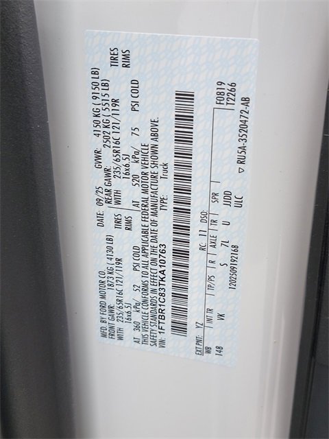 New 2026 Ford Transit 250 148 Medium Roof w/ Load Area Protection Package image 30