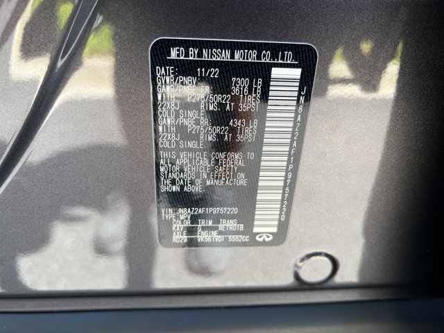 Used 2023 INFINITI QX80 Premium Select w/ Cargo Package RWD image 39