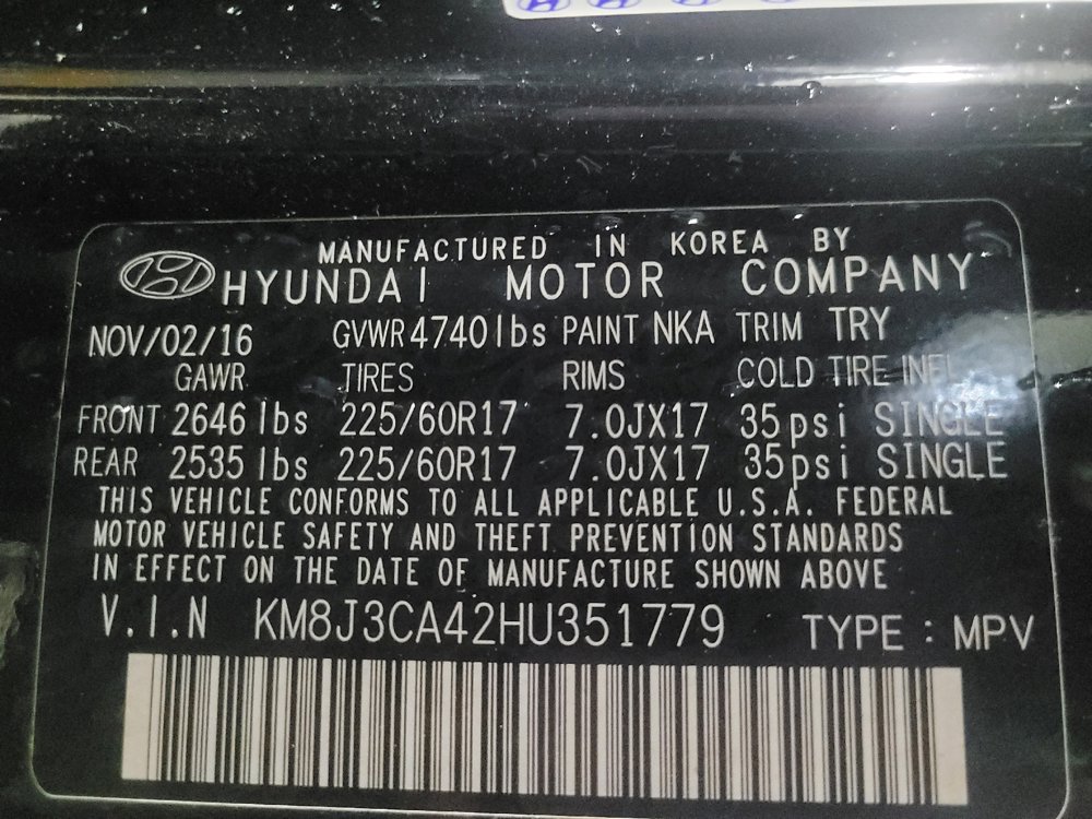 Used 2017 Hyundai Tucson SE w/ SE Popular Package 02 AWD/4WD image 33