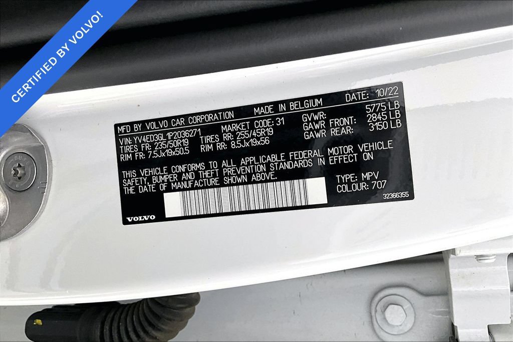 Certified 2023 Volvo C40 P8 Recharge Plus AWD/4WD image 44