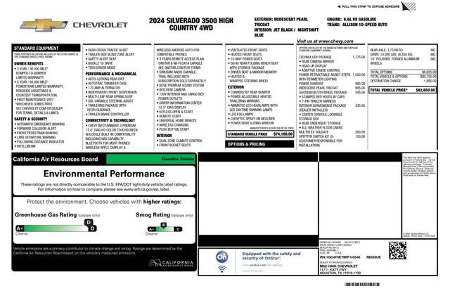 Used 2024 Chevrolet Silverado 3500 High Country w/ Technology Package AWD/4WD image 26