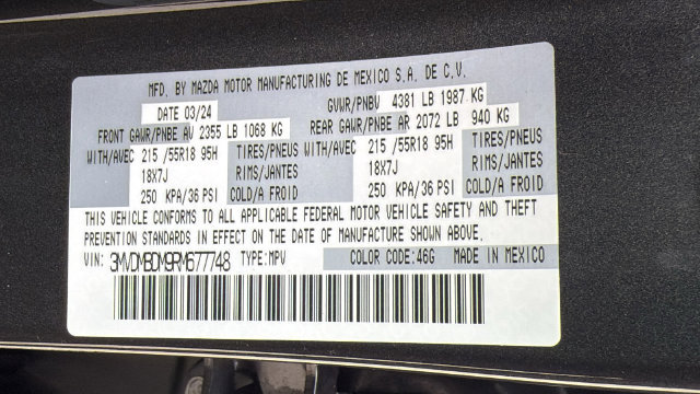 Used 2024 MAZDA CX-30 AWD 2.5 S w/ Premium Package image 27