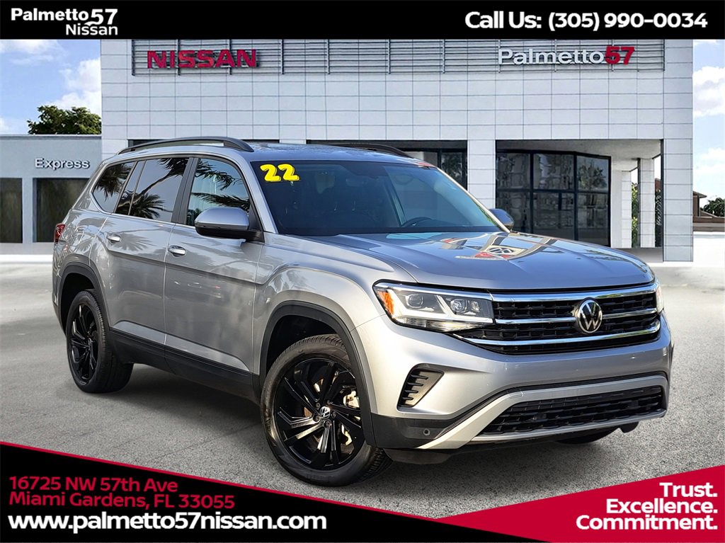 Used 2022 Volkswagen Atlas SE w/ Panoramic Sunroof Package video 1