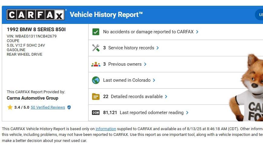 Used 1992 BMW 850i image 27