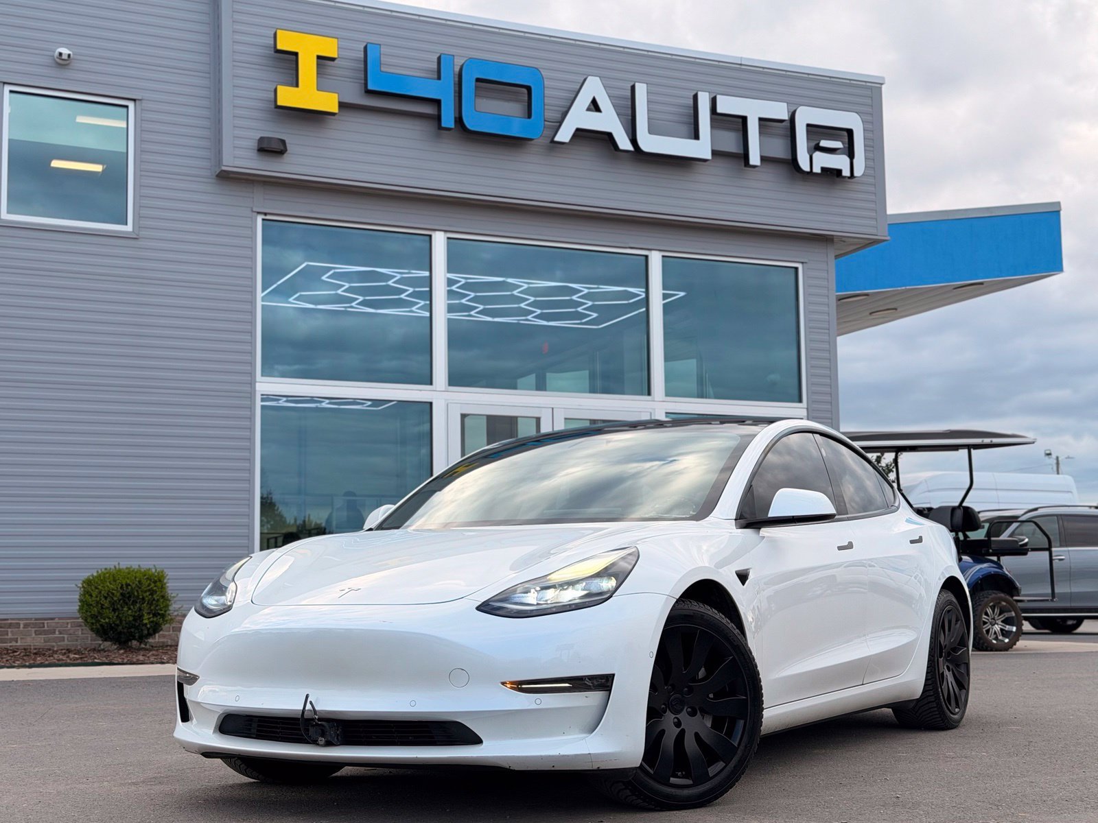 Used 2021 Tesla Model 3 Long Range AWD/4WD image 1