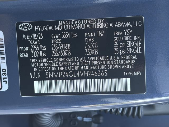New 2027 Hyundai Santa Fe SEL FWD image 36