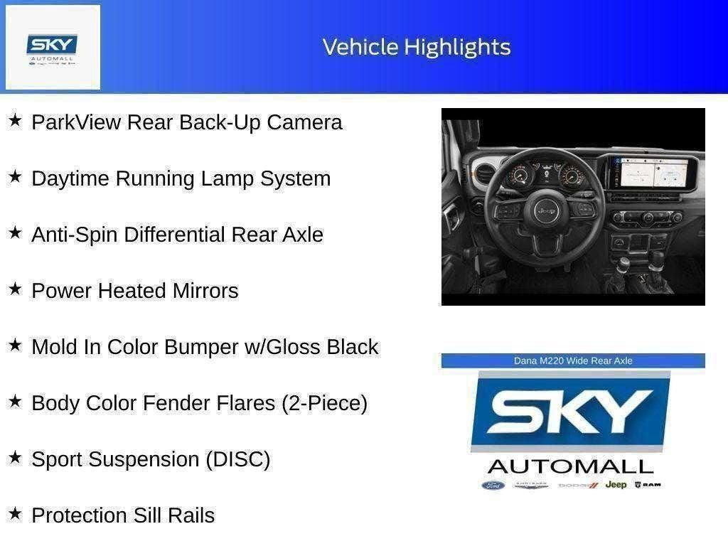 New 2025 Jeep Gladiator Sport image 83