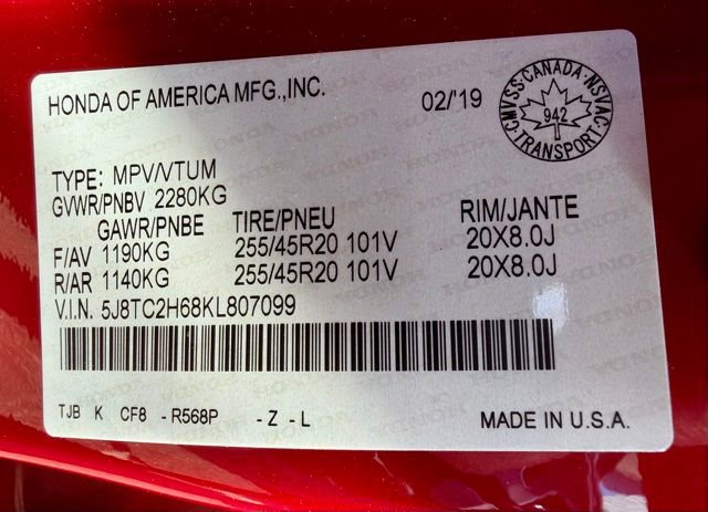 Used 2019 Acura RDX A-Spec AWD/4WD image 49