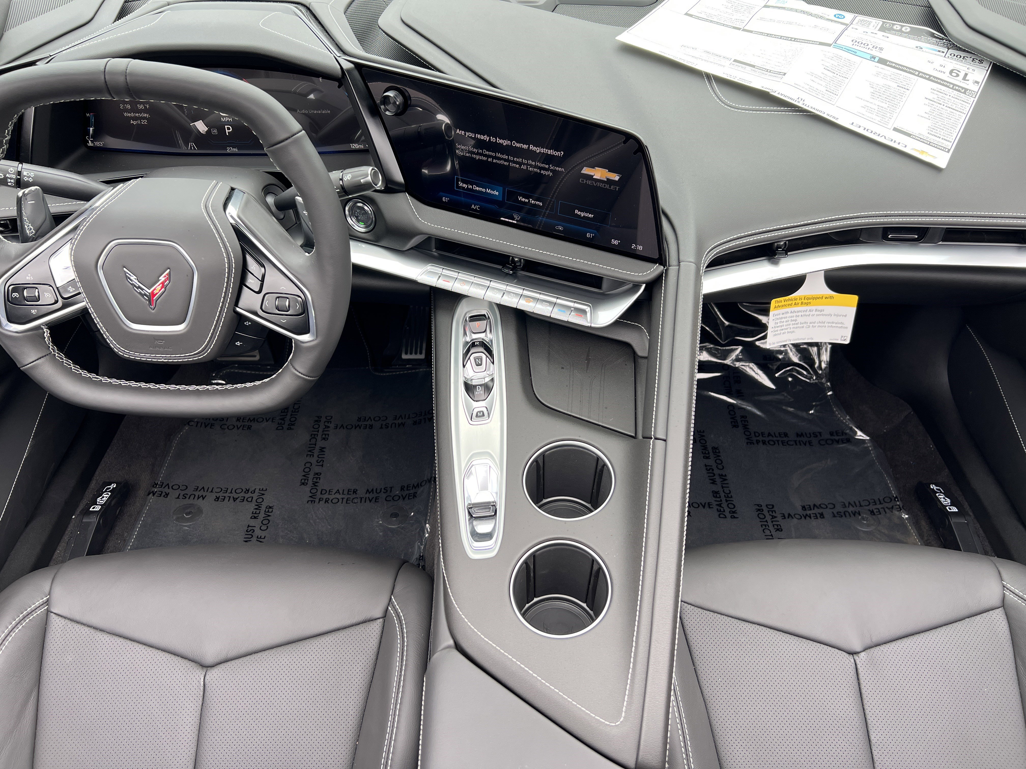 New 2026 Chevrolet Corvette Stingray Coupe w/ Battery Protection Package RWD image 33