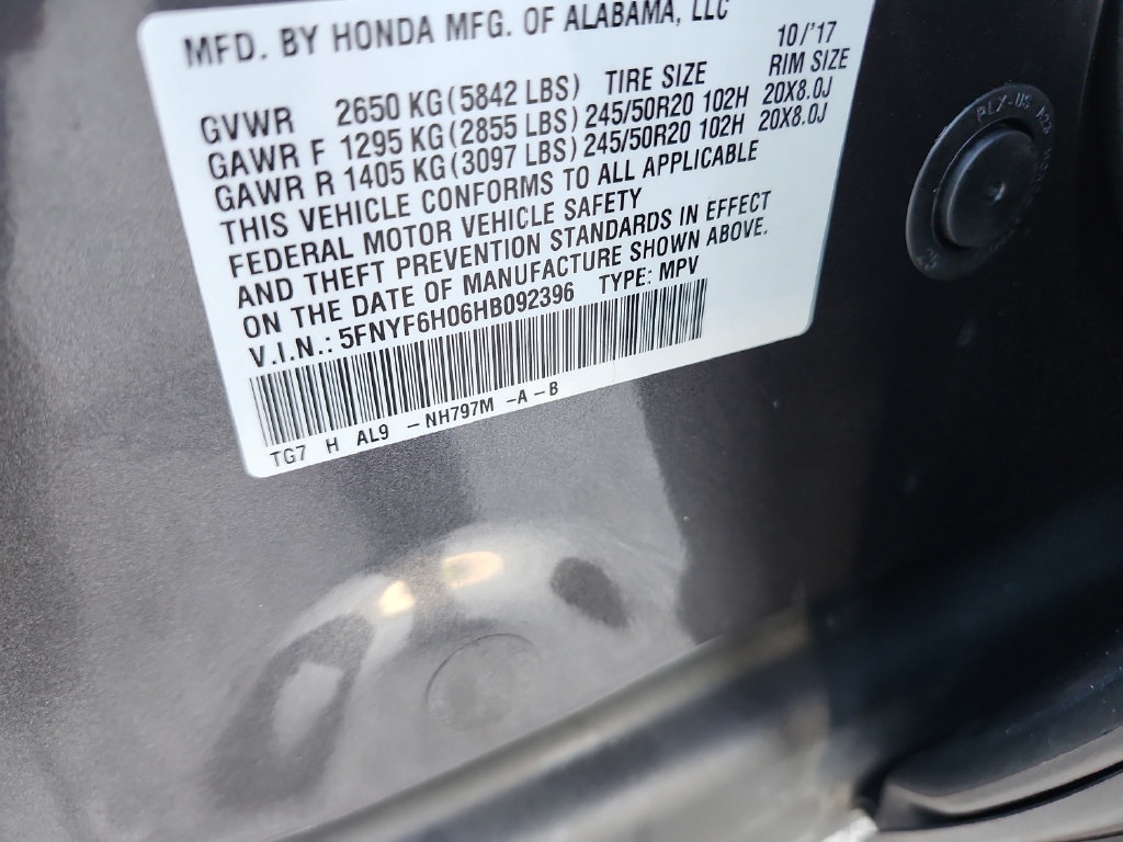 Used 2017 Honda Pilot Elite image 36
