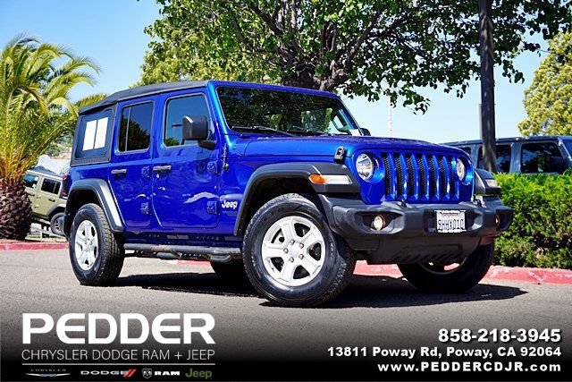 Used 2020 Jeep Wrangler Unlimited Sport S AWD/4WD image 1
