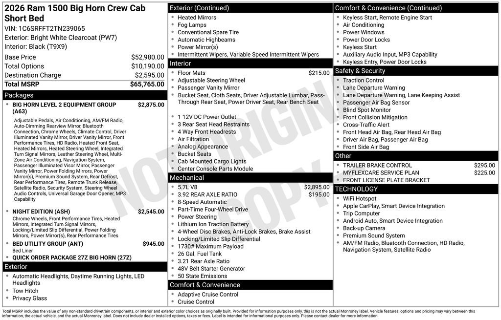 New 2026 RAM 1500 Big Horn image 31