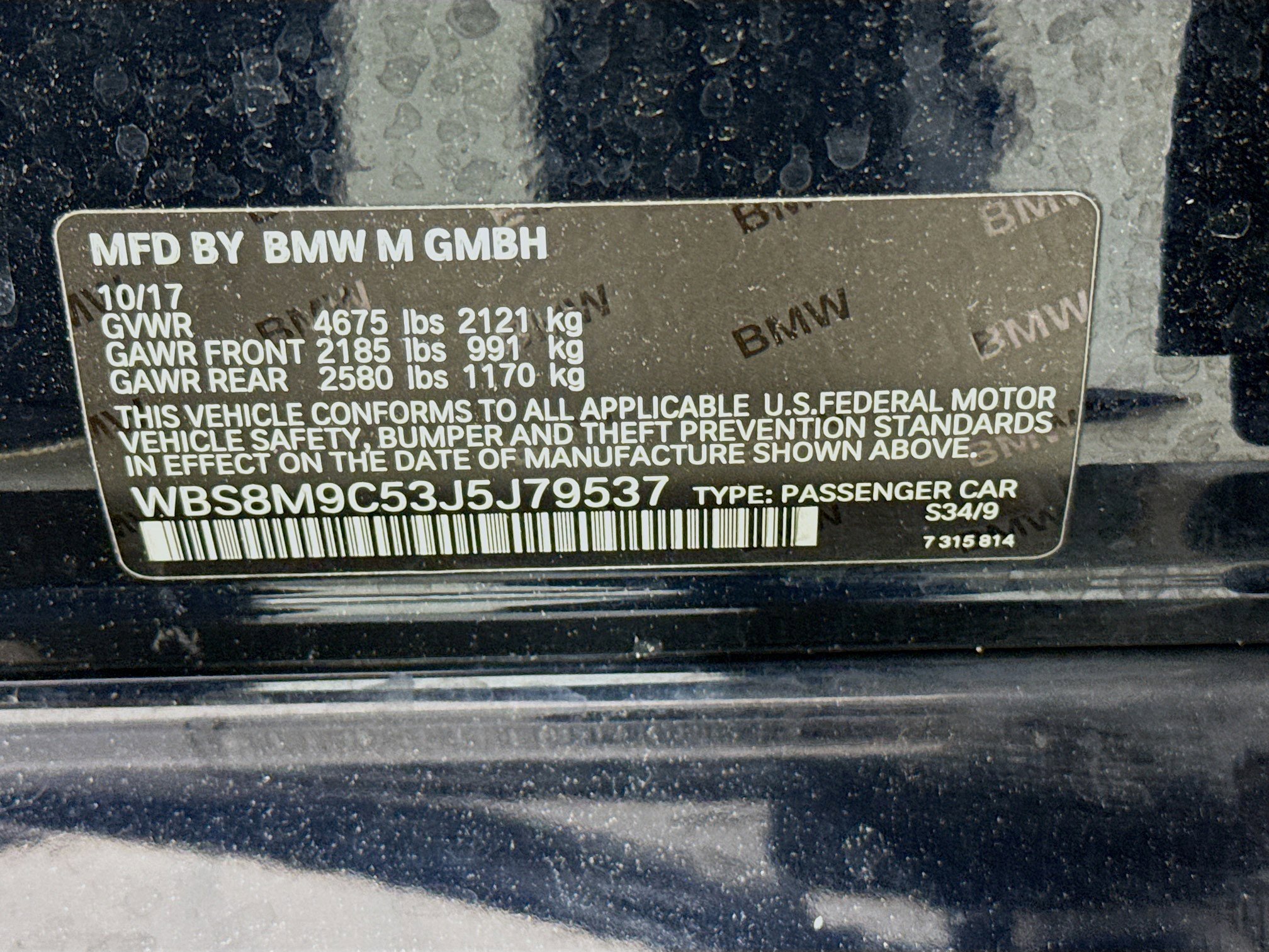 Used 2018 BMW M3 RWD image 31