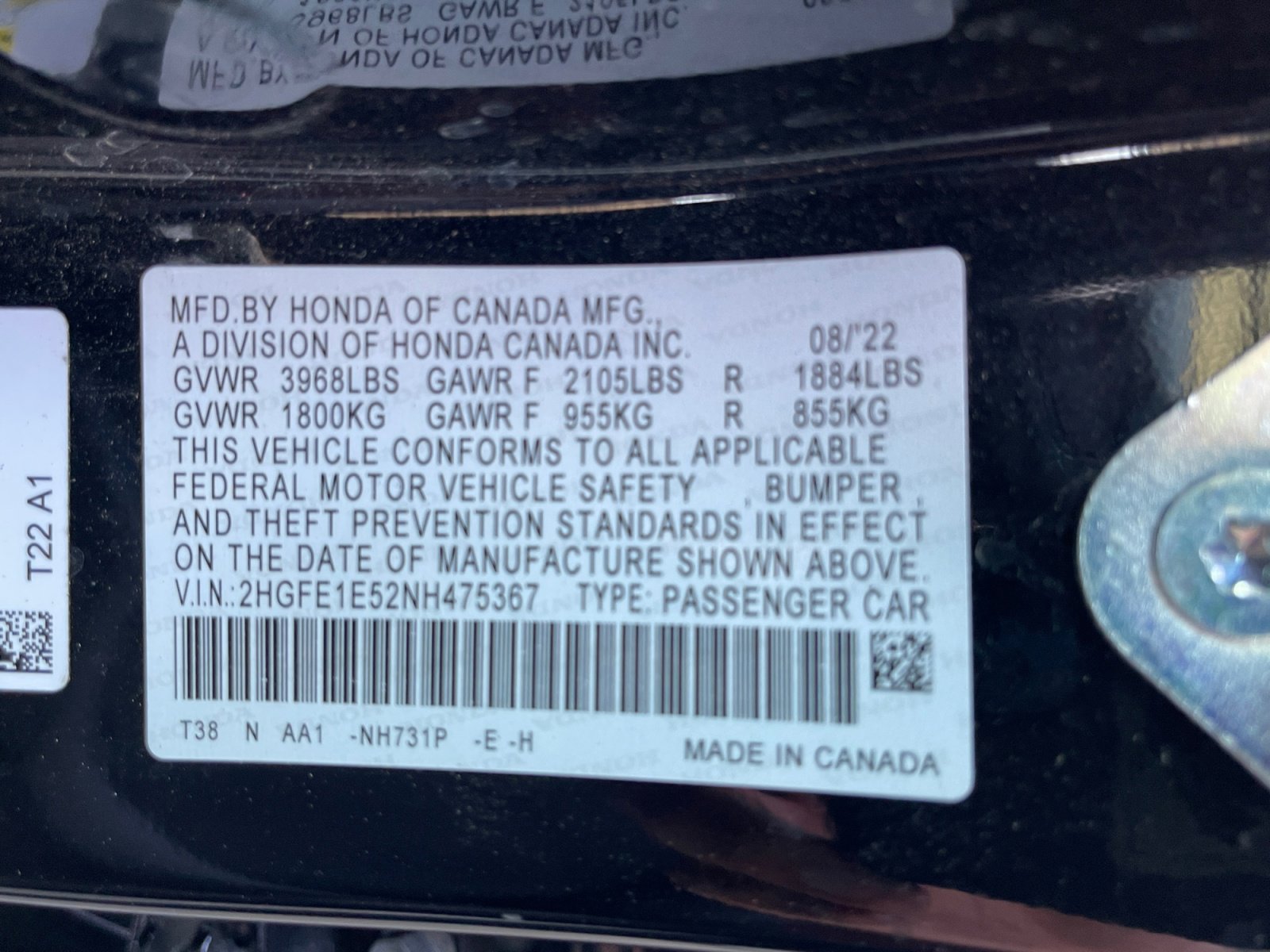 Used 2022 Honda Civic Si image 24