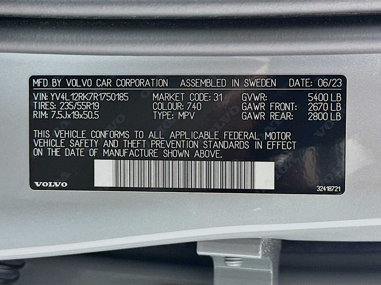 Used 2024 Volvo XC60 B5 Core w/ Climate Package AWD/4WD image 30