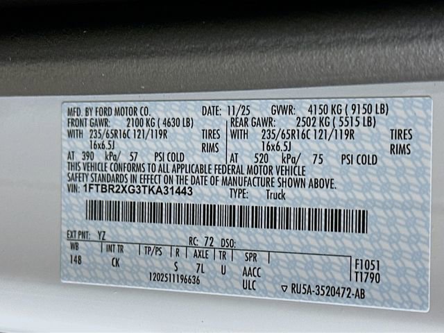 New 2026 Ford Transit 250 148 High Roof AWD image 31