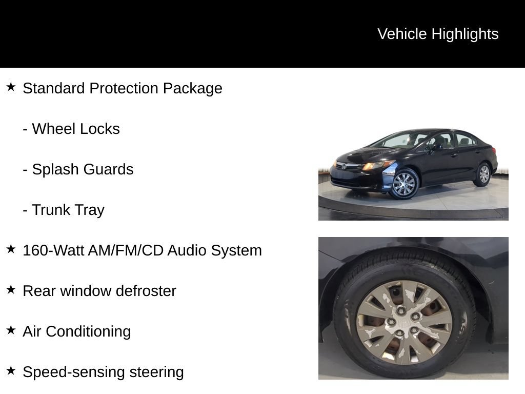 Used 2012 Honda Civic LX image 6