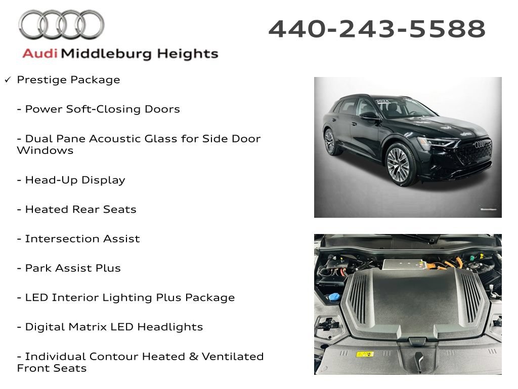 Certified 2024 Audi Q8 e-tron Prestige w/ Prestige Package AWD/4WD image 12