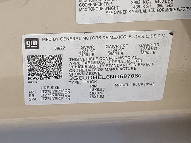 Used 2022 Chevrolet Silverado 1500 ZR2 w/ Technology Package AWD/4WD image 19