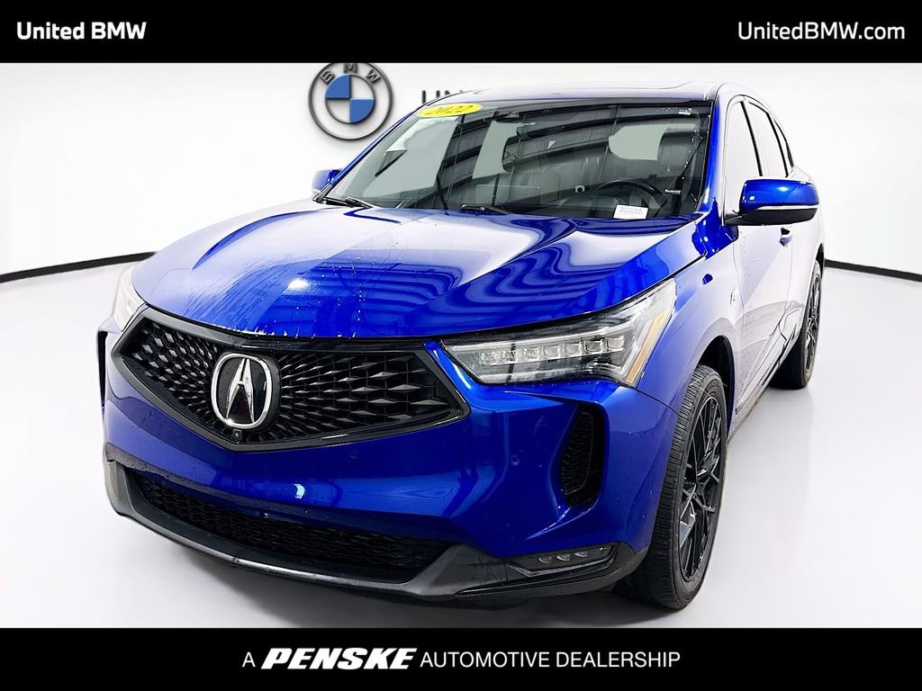 Used 2022 Acura RDX AWD w/ A-Spec & Advance Pkg image 1
