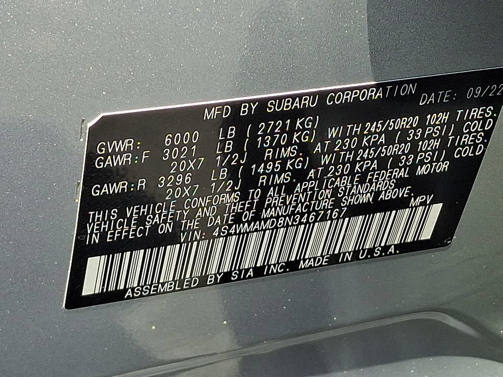 Used 2022 Subaru Ascent Limited AWD/4WD image 27