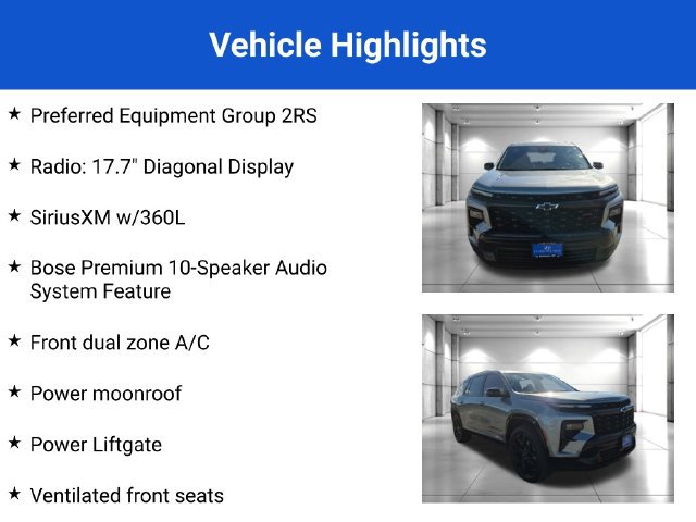 Used 2024 Chevrolet Traverse RS AWD/4WD image 2