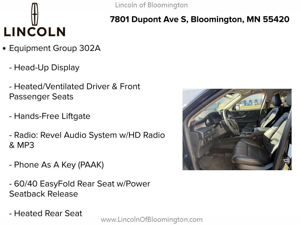 New 2025 Lincoln Corsair Grand Touring w/ Equipment Group 302A image 9