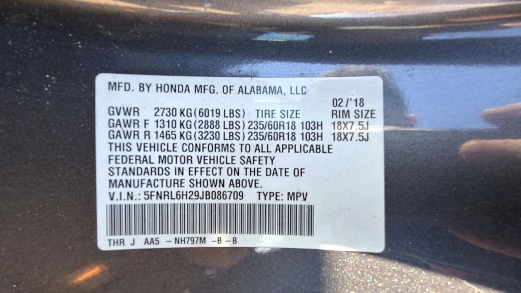 Used 2018 Honda Odyssey LX image 17