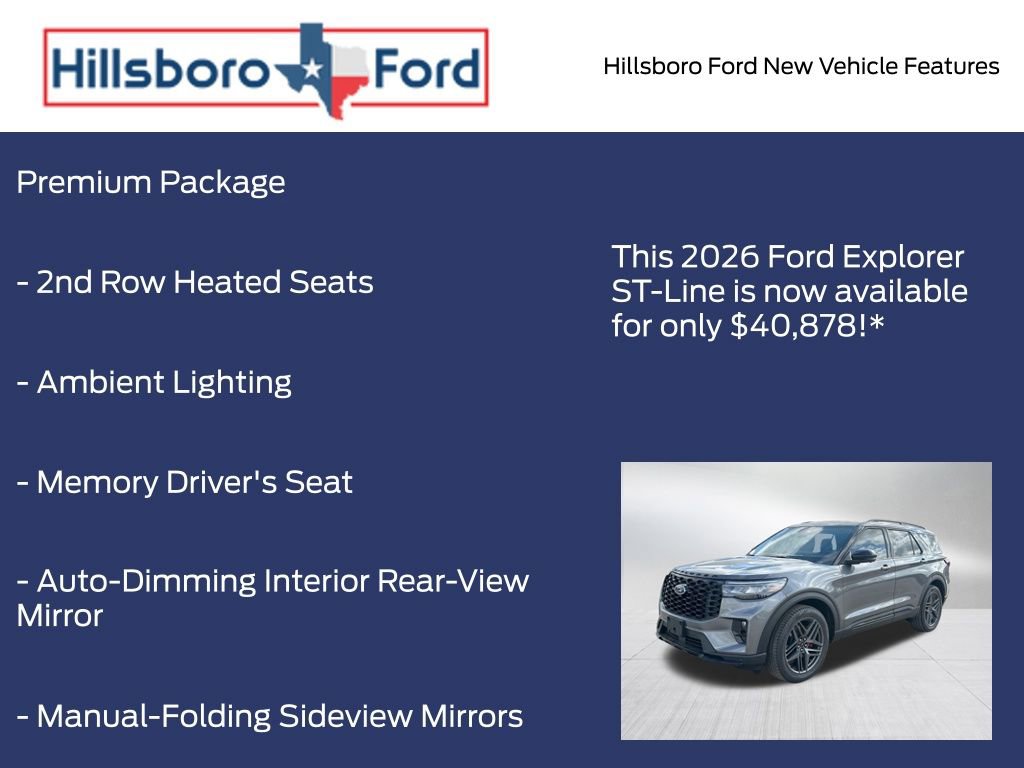 New 2026 Ford Explorer ST-Line w/ ST-Line Street Pack image 9
