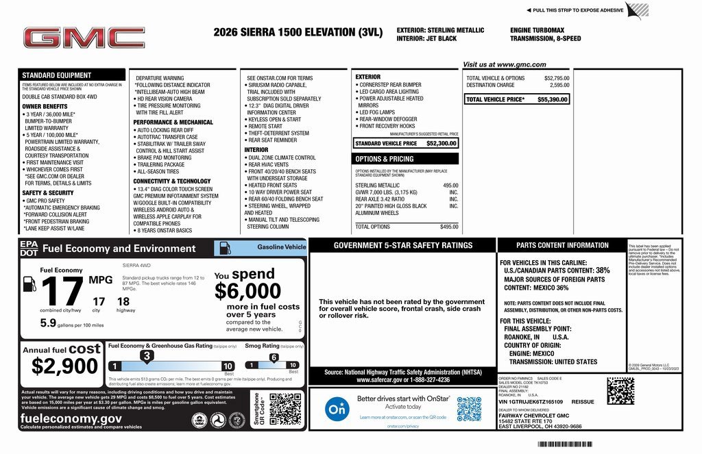 New 2026 GMC Sierra 1500 Elevation image 4