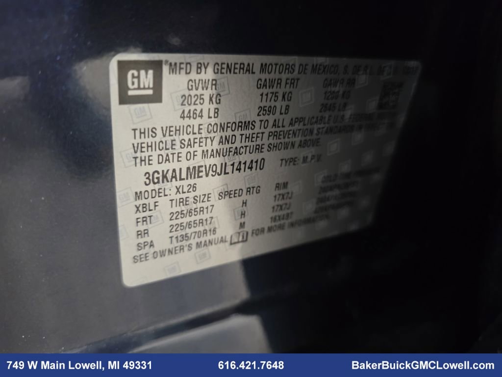 Used 2018 GMC Terrain SLE image 34