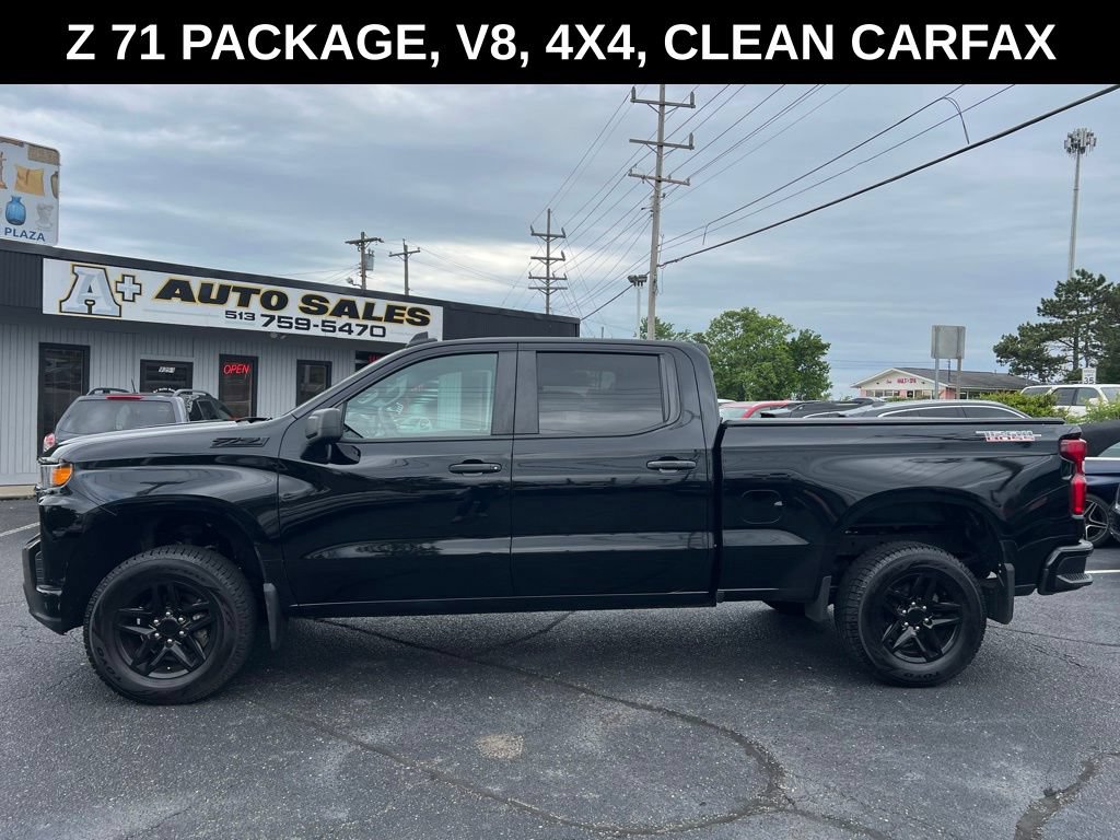 Used 2021 Chevrolet Silverado 1500 Custom Trail Boss w/ LPO, Dark Essentials Package AWD/4WD image 1