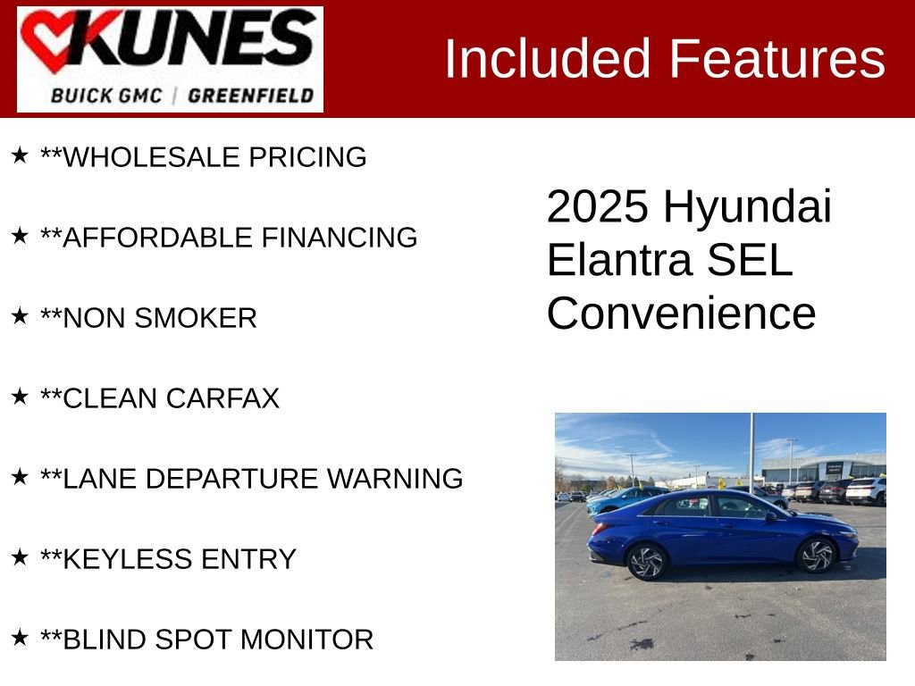 Used 2025 Hyundai Elantra SEL image 3
