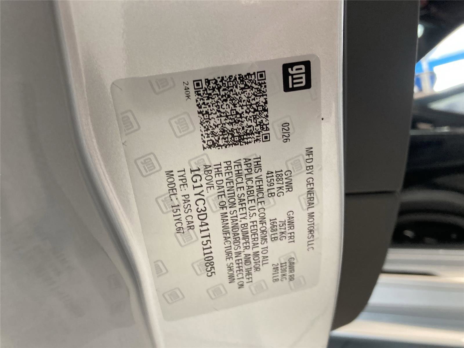 New 2026 Chevrolet Corvette Stingray Premium Conv w/ Z51 Performance Package image 28