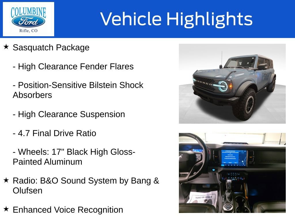 Used 2022 Ford Bronco Badlands AWD/4WD image 16