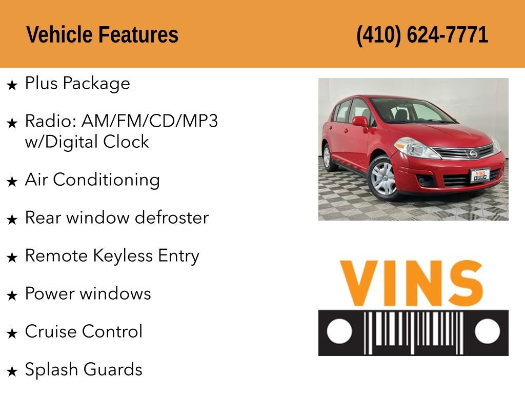 Used 2012 Nissan Versa 1.8 S w/ Plus Pkg FWD image 5
