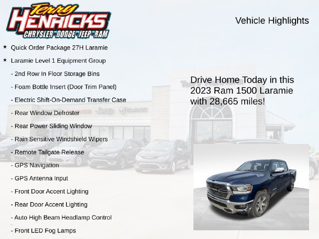 Used 2023 RAM 1500 Laramie AWD/4WD image 4